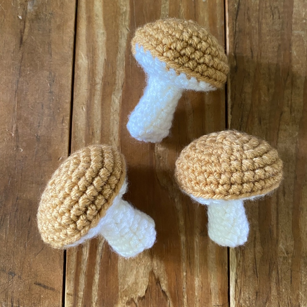 Handmade Crochet Mushrooms
